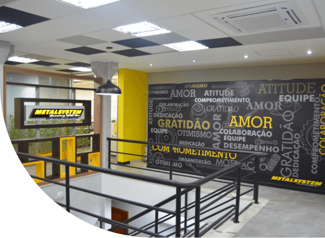 Interior da Metalsystem